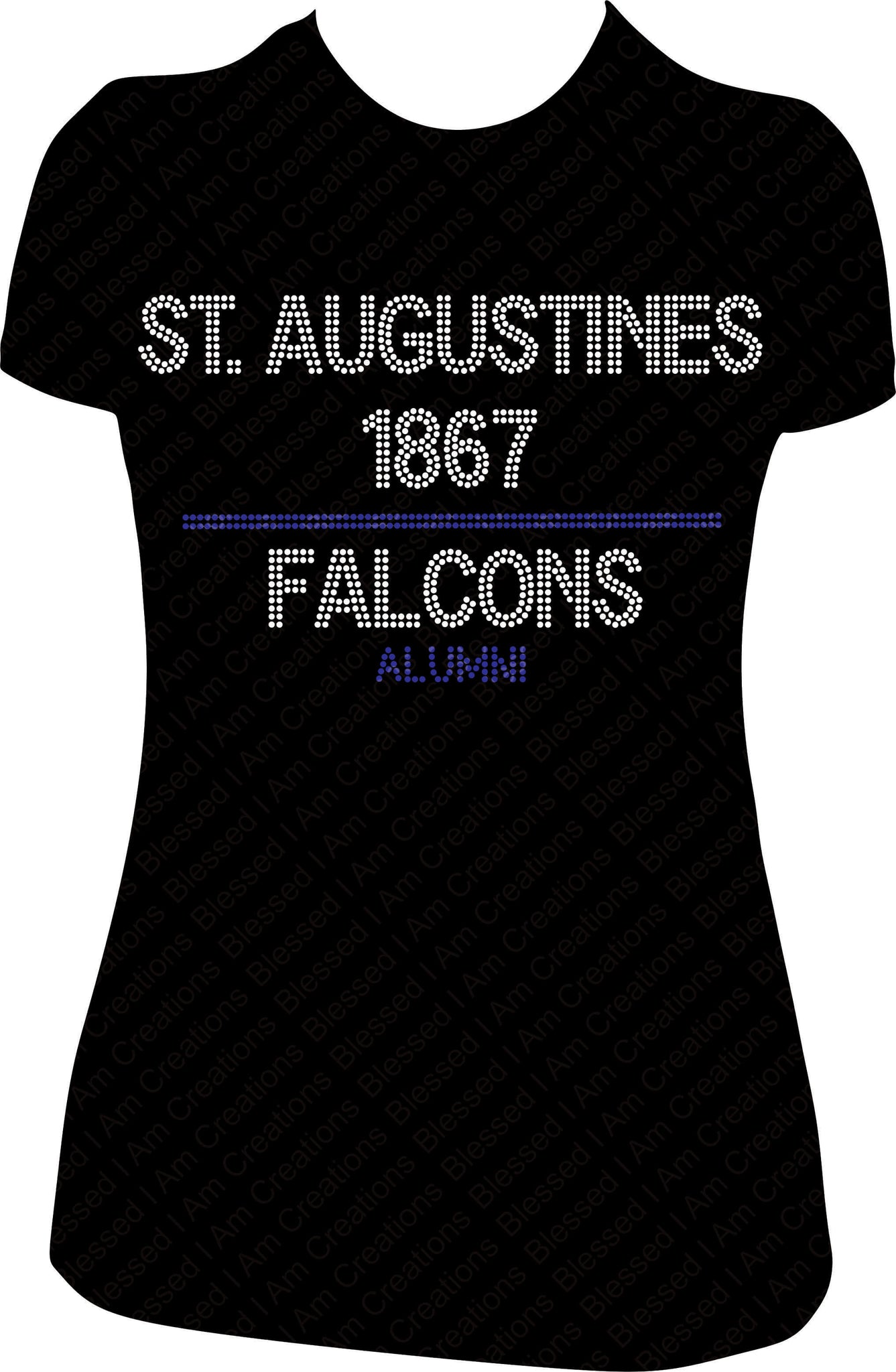 rhinestone falcons shirt