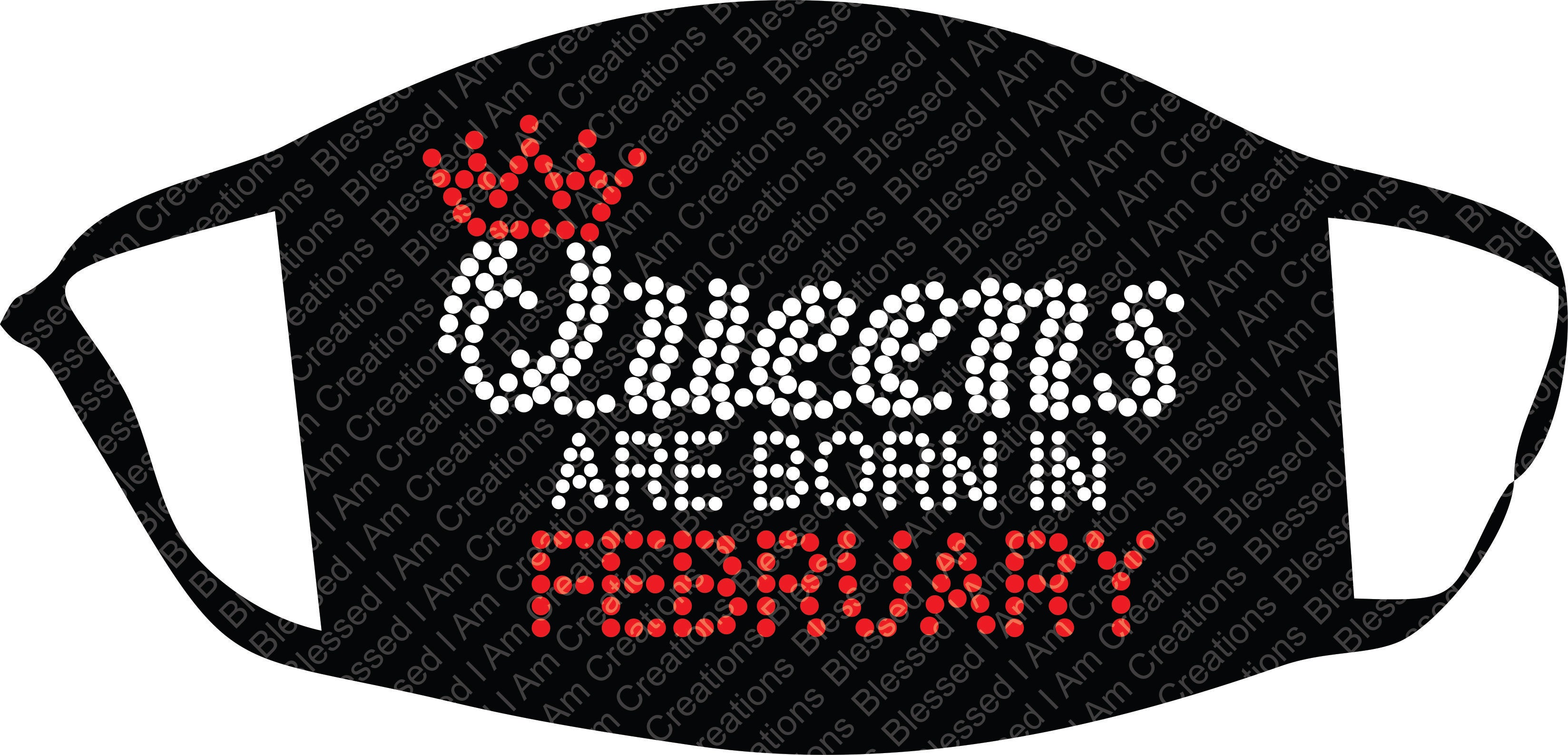 Queens are born in February Rhinestone Shirt February Bling